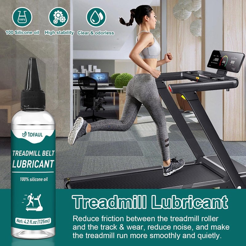 1DFAUL Treadmill Lubricant for Belt, 250ml Silicone Treadmill Oil Belt Lubricant High Temperature Resistance, Reduces Friction, Noise & Wear, Suitable for Various Treadmills Models - Image 2
